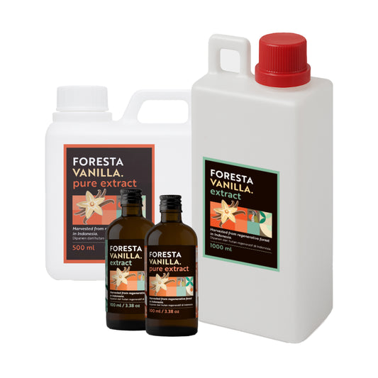FORESTA Vanilla Extract Grade A - Bourbon Variety