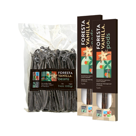 FORESTA Vanilla Pods Grade A - Bourbon Variety